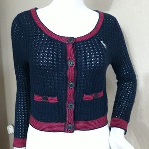 RARE Vintage Abercrombie New York Cropped Sweater
